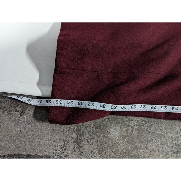 Torrid NWT 3X Burgundy Long Wool Blend Button Front Pea Coat Trench Winter Cold - Picture 12 of 12